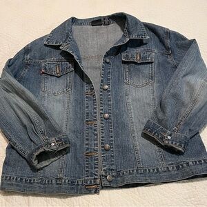 Chico’s Classic Blue Denim Jacket -Sz3